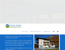 Tablet Screenshot of casazinilivigno.net